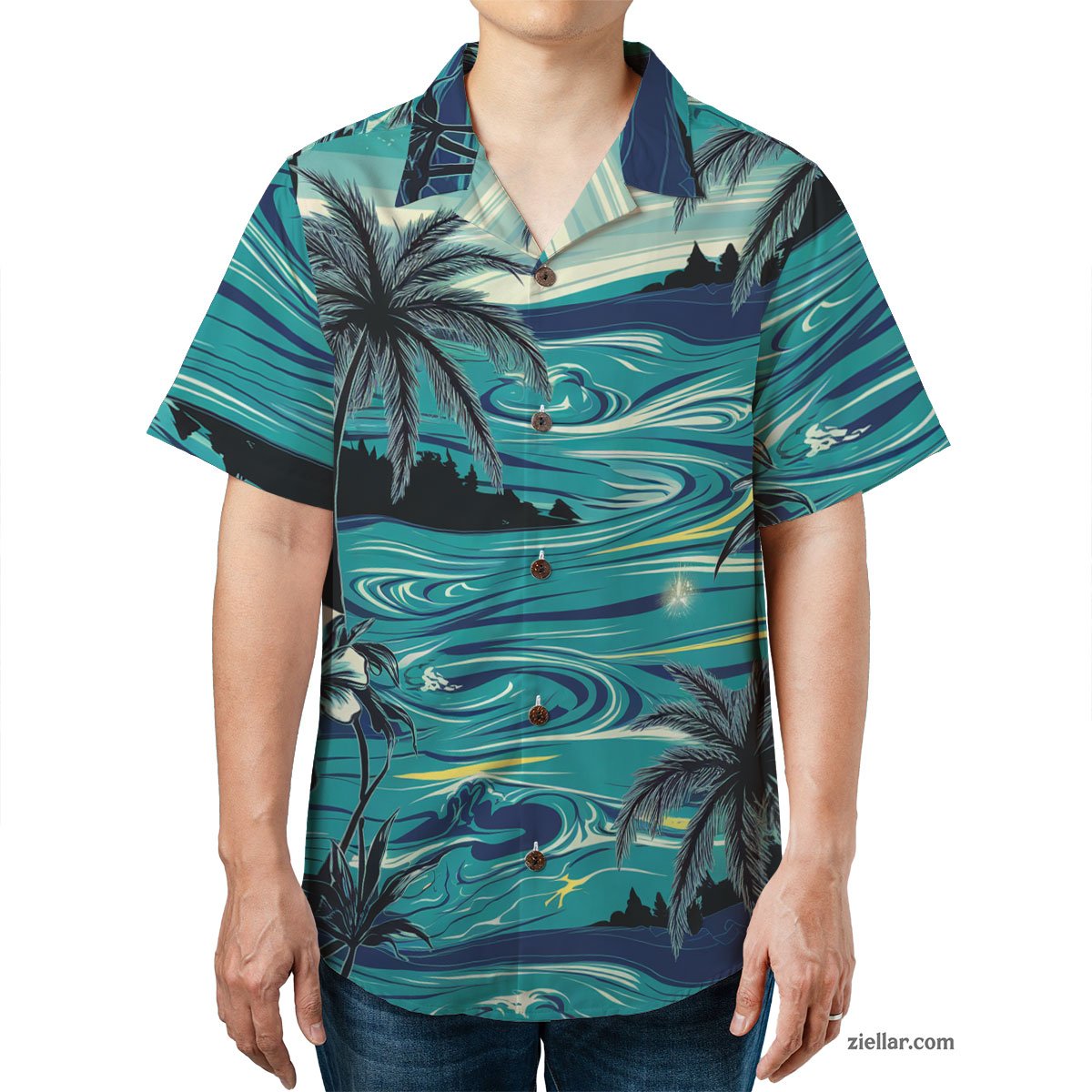 Palm Tree Sunset Ocean Paradise Hawaiian Shirts Men Women Vacation – Bold Look for Your Next Getaway