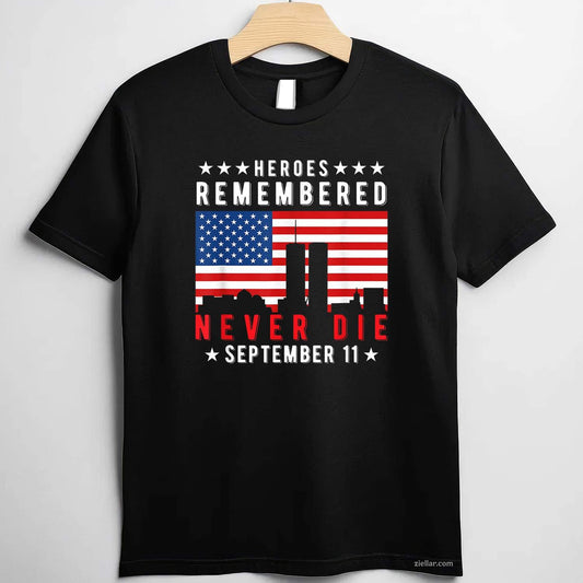 Patriot Day T-Shirt Tee for Men Women Adults Unisex Birthday Gift Outfit Casual Wear Trendy Style