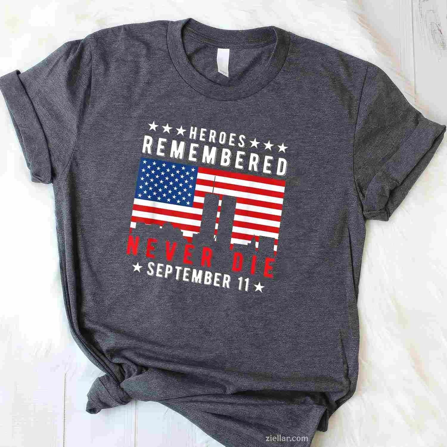 Patriot Day T-Shirt Tee for Men Women Adults Unisex Birthday Gift Outfit Casual Wear Trendy Style