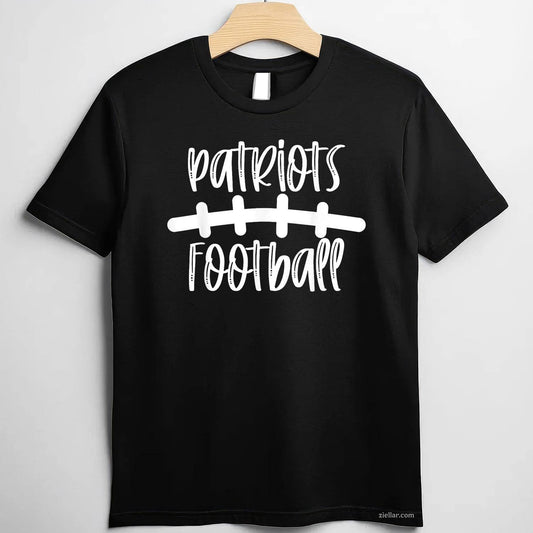 Patriots Football School Spirit Team Mascot Game Night T-Shirt Tee for Men Women Adults Unisex