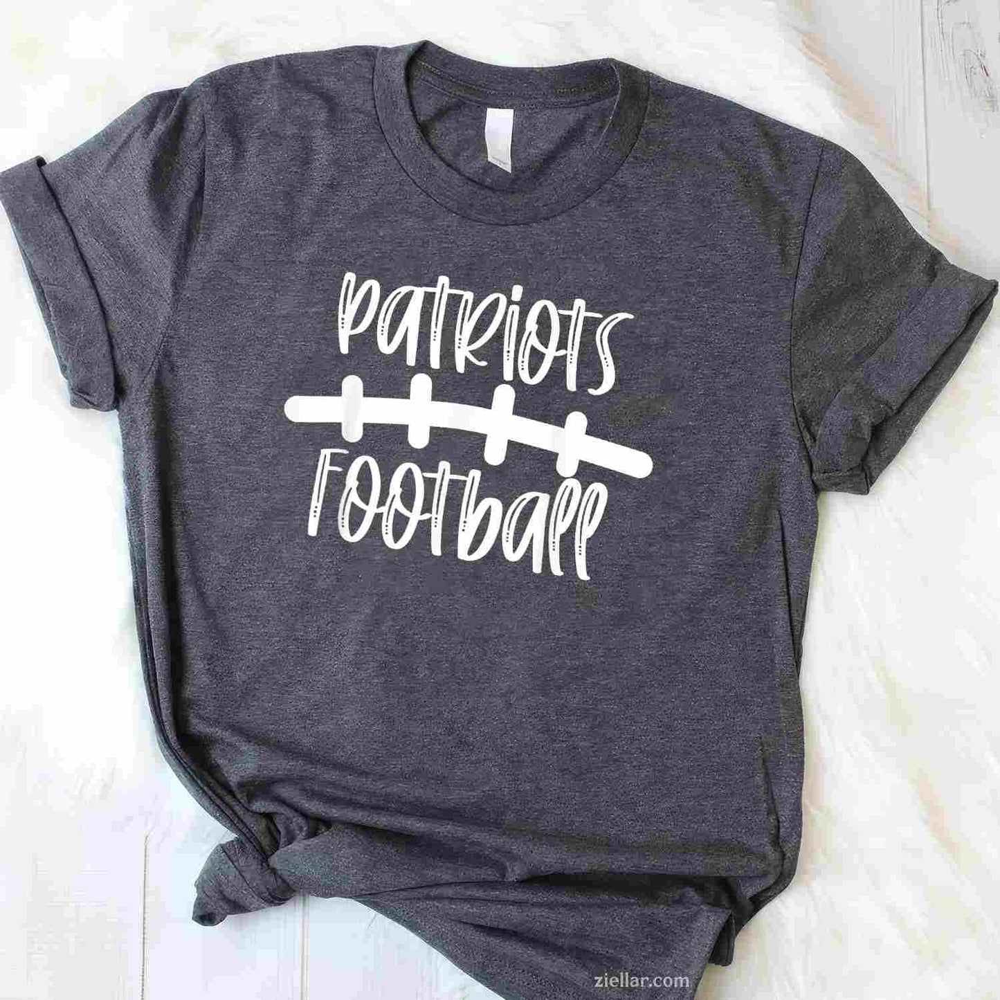 Patriots Football School Spirit Team Mascot Game Night T-Shirt Tee for Men Women Adults Unisex