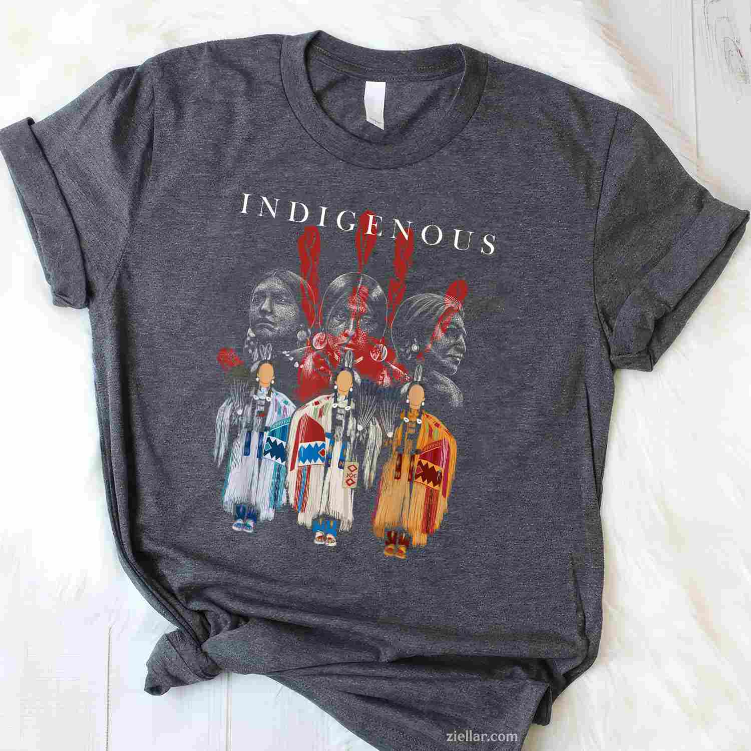 Peace Love Native Blood, A Premium Native American T-Shirt And Tee For Adults