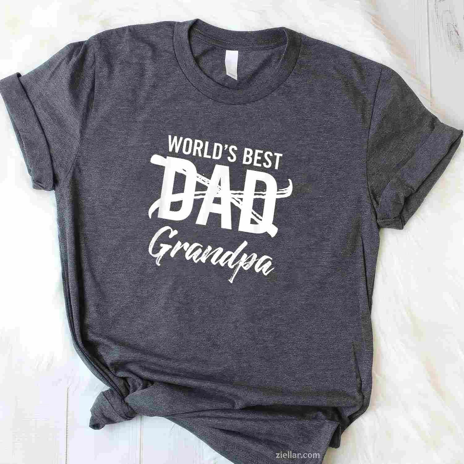 Pregnancy Announcement for Grandparents T-Shirt Tee for Men Women Adults Unisex