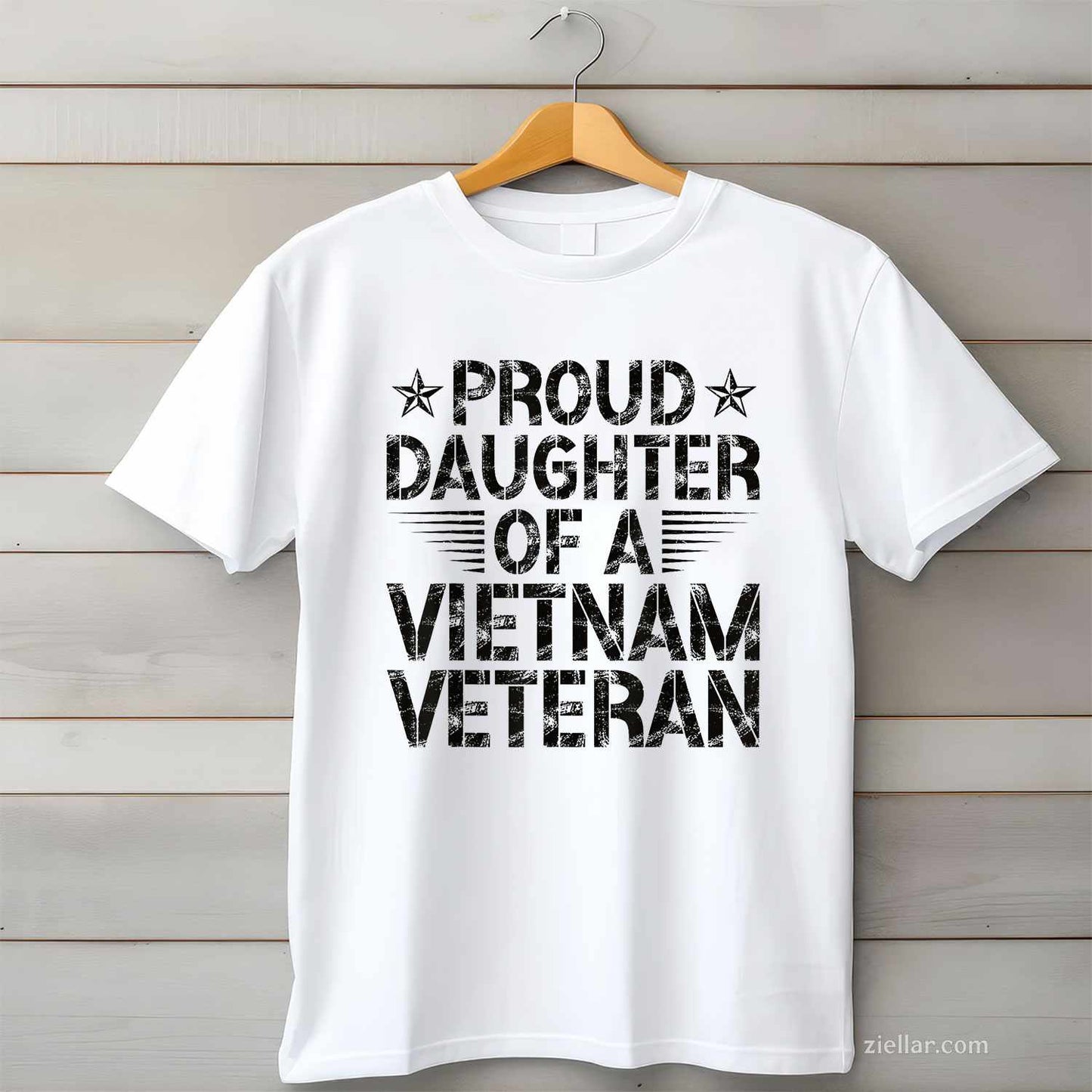 Proud Daughter Of A Vietnam Veteran, Vintage Design T-Shirt And Tee For Men