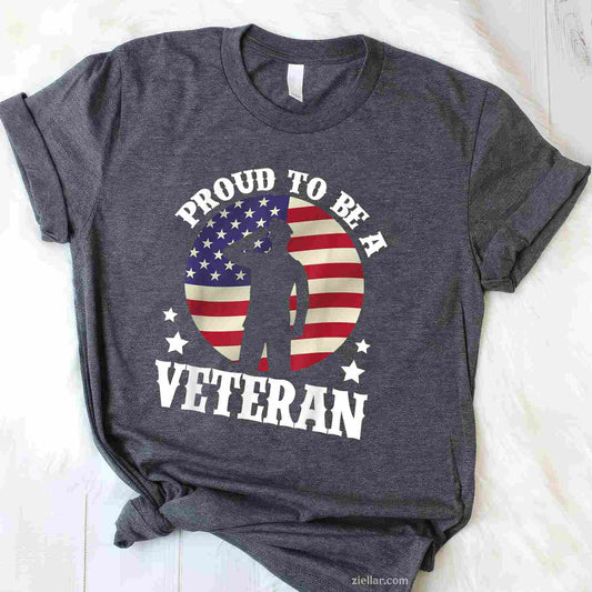 Proud Usa Veteran T-Shirt - Veterans Day T-Shirt And Tee For Adults