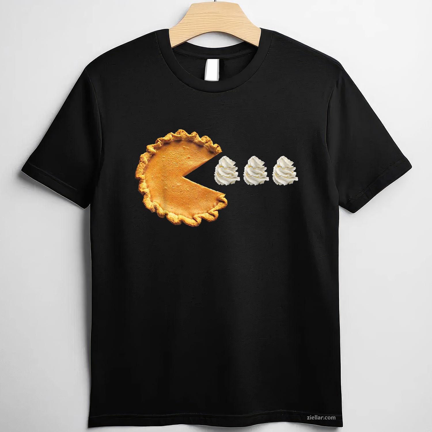 Pumpkin Pie Thanksgiving T-Shirt and Tee for Adults Men Women Unisex