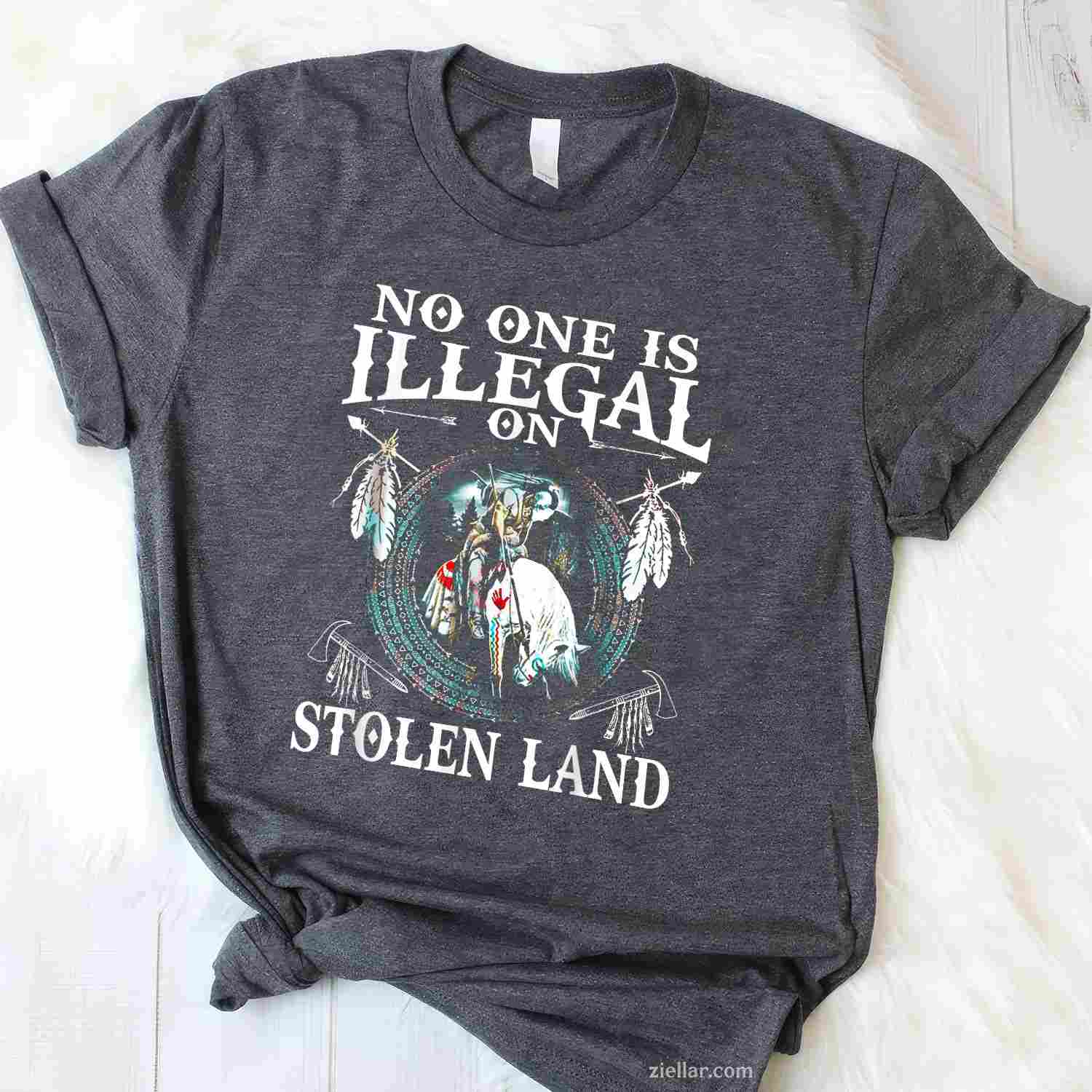 Retro Native American Indian Headdress, Vintage Men Graphic T-Shirt And Tee For Adults