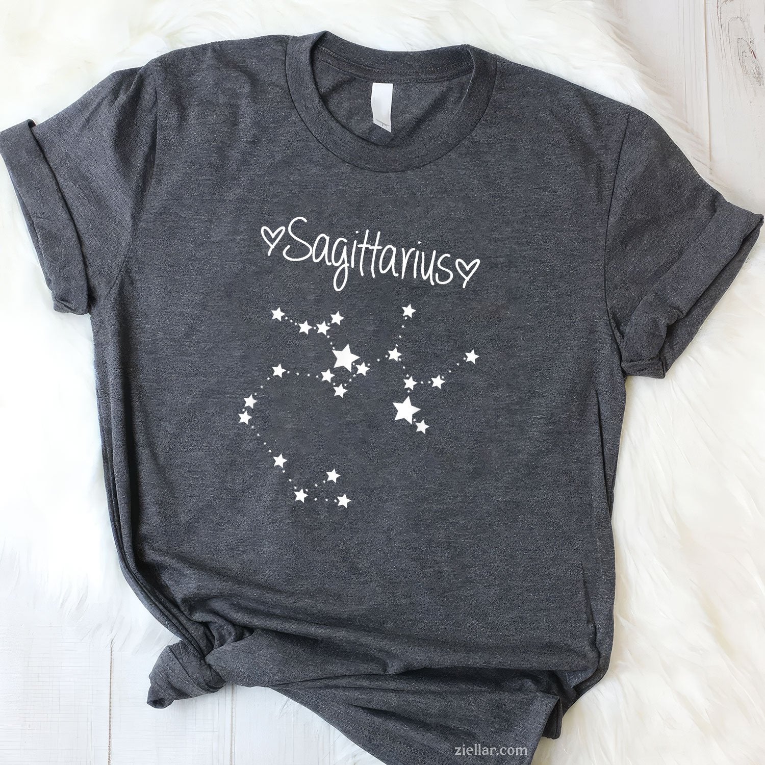 Sagittarius Horoscope Tee and T-Shirt, November December Zodiac Birthday T-Shirt for Adults