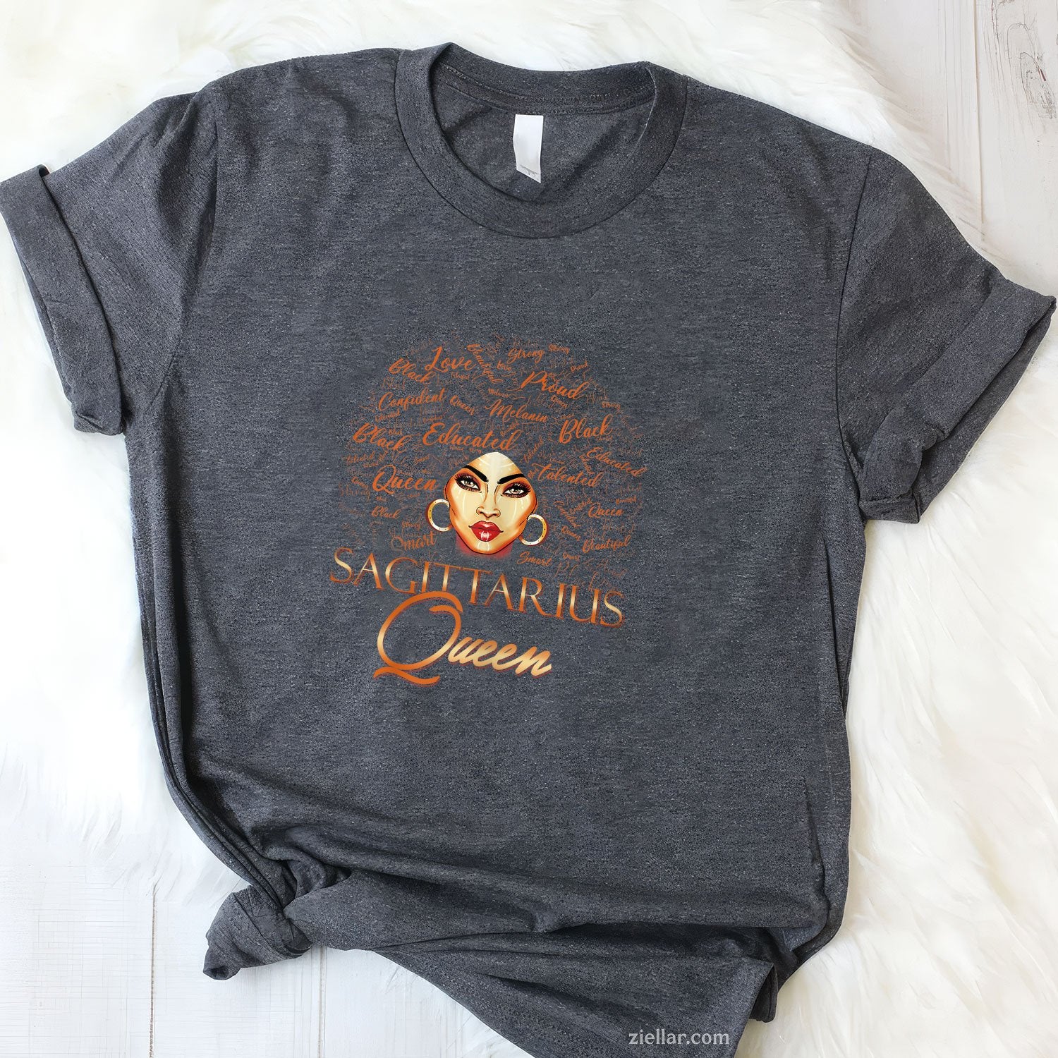 Sagittarius Queen Tee and T-Shirt, Born in November or December Zodiac T-Shirt Gift for Adults