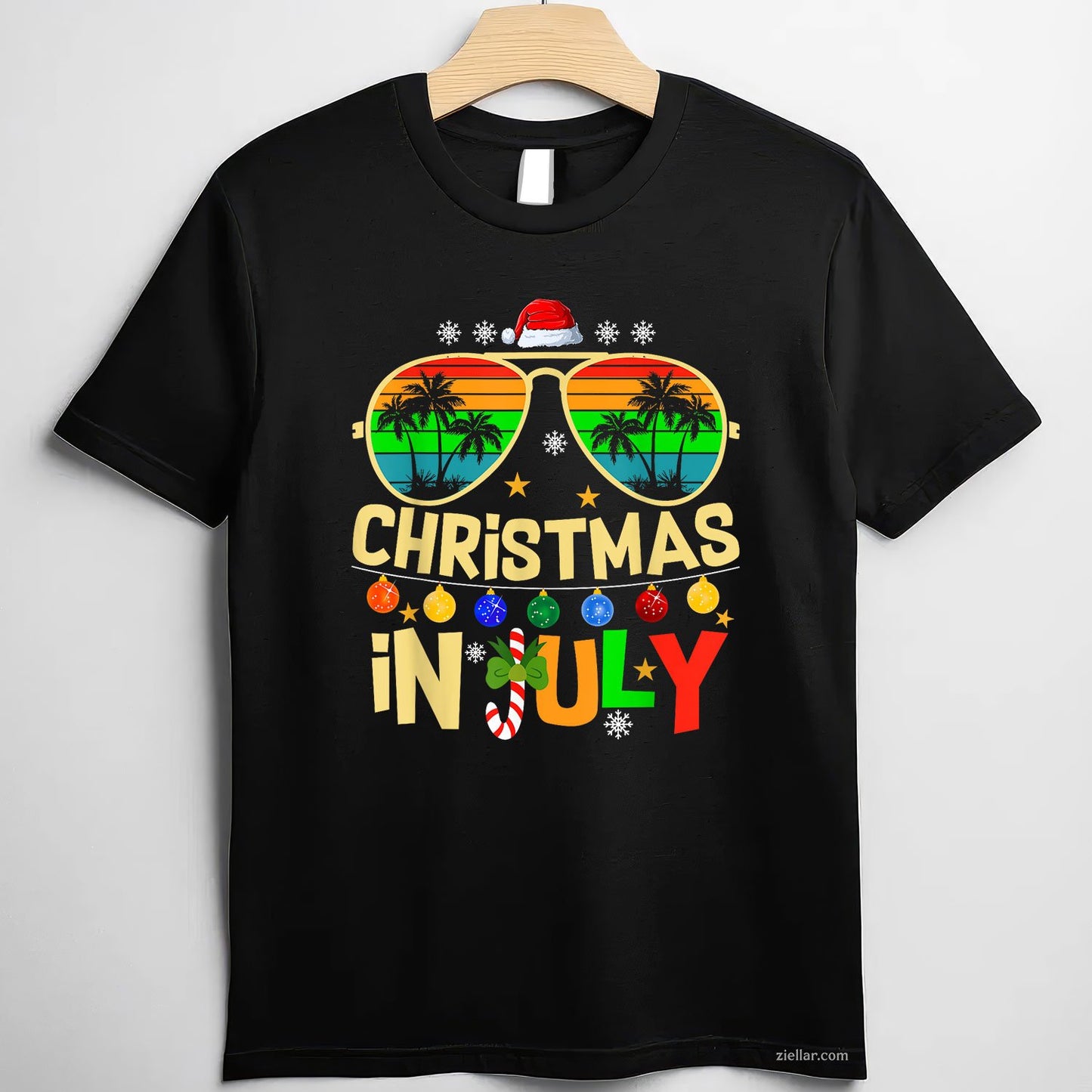 Santa Claus Sunglasses Beach Christmas in
