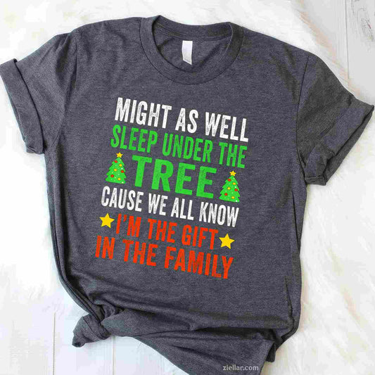 Santa Sports Design For Men Christmas Football Player T-Shirt, A Christmas Football Player Tee For Men