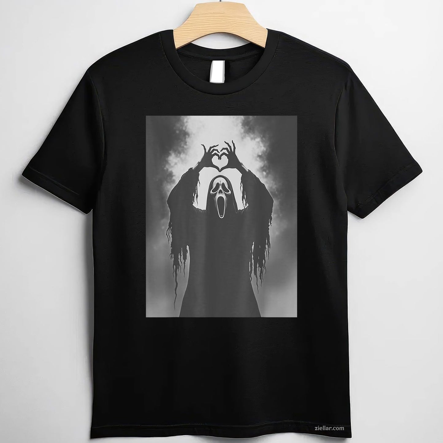 Scary Face Horror Poster Halloween Tee, Halloween T-Shirt for Men Women Adults Unisex, Cool Casual Street Style, Premium Quality