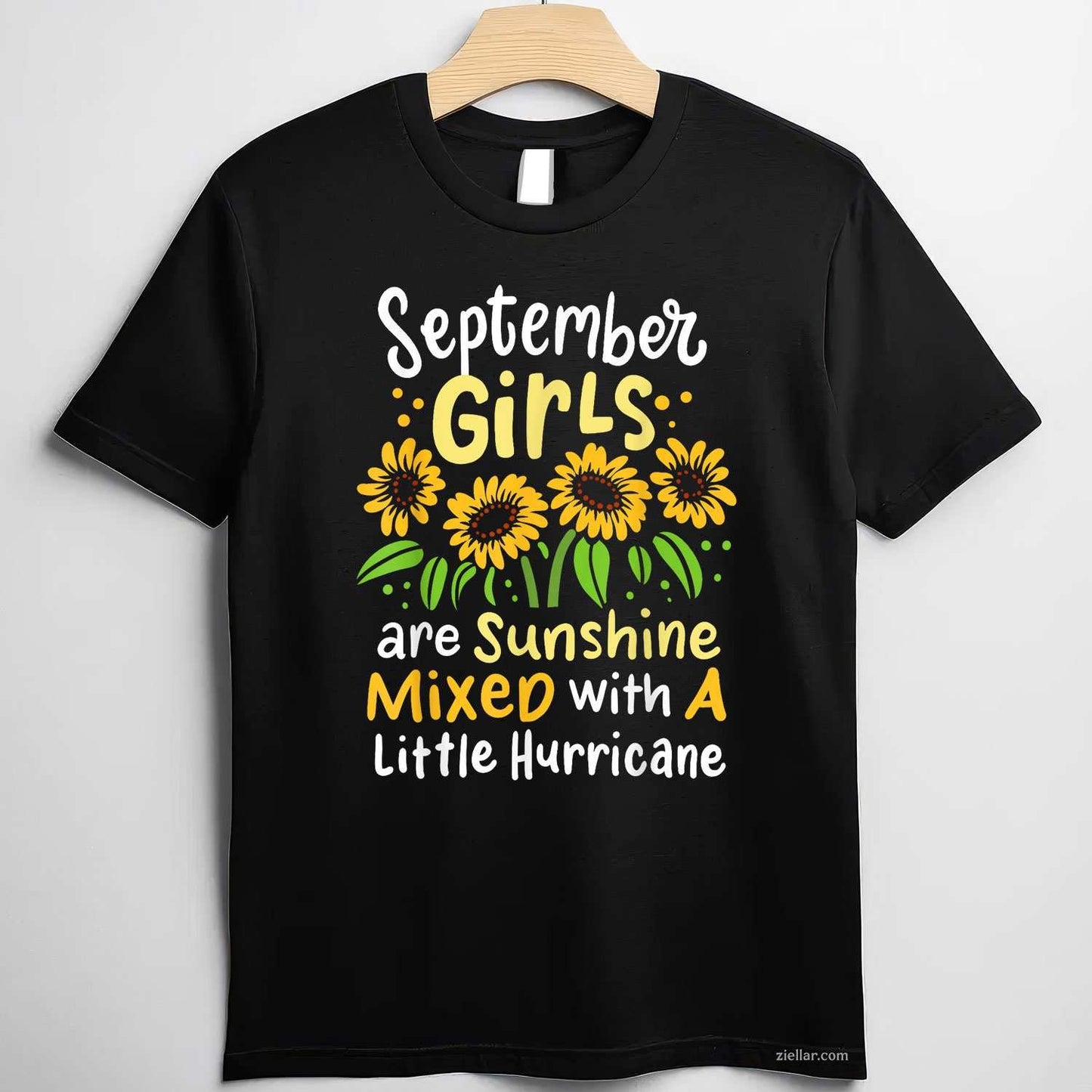 September Birthday for T-Shirt Tee for Men Women Adults Unisex