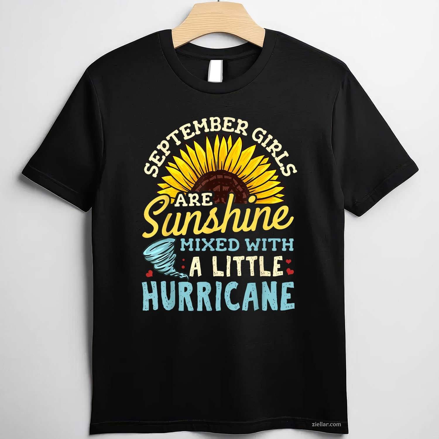 September Girl Birthday T-Shirt Tee for Men Women Adults Unisex