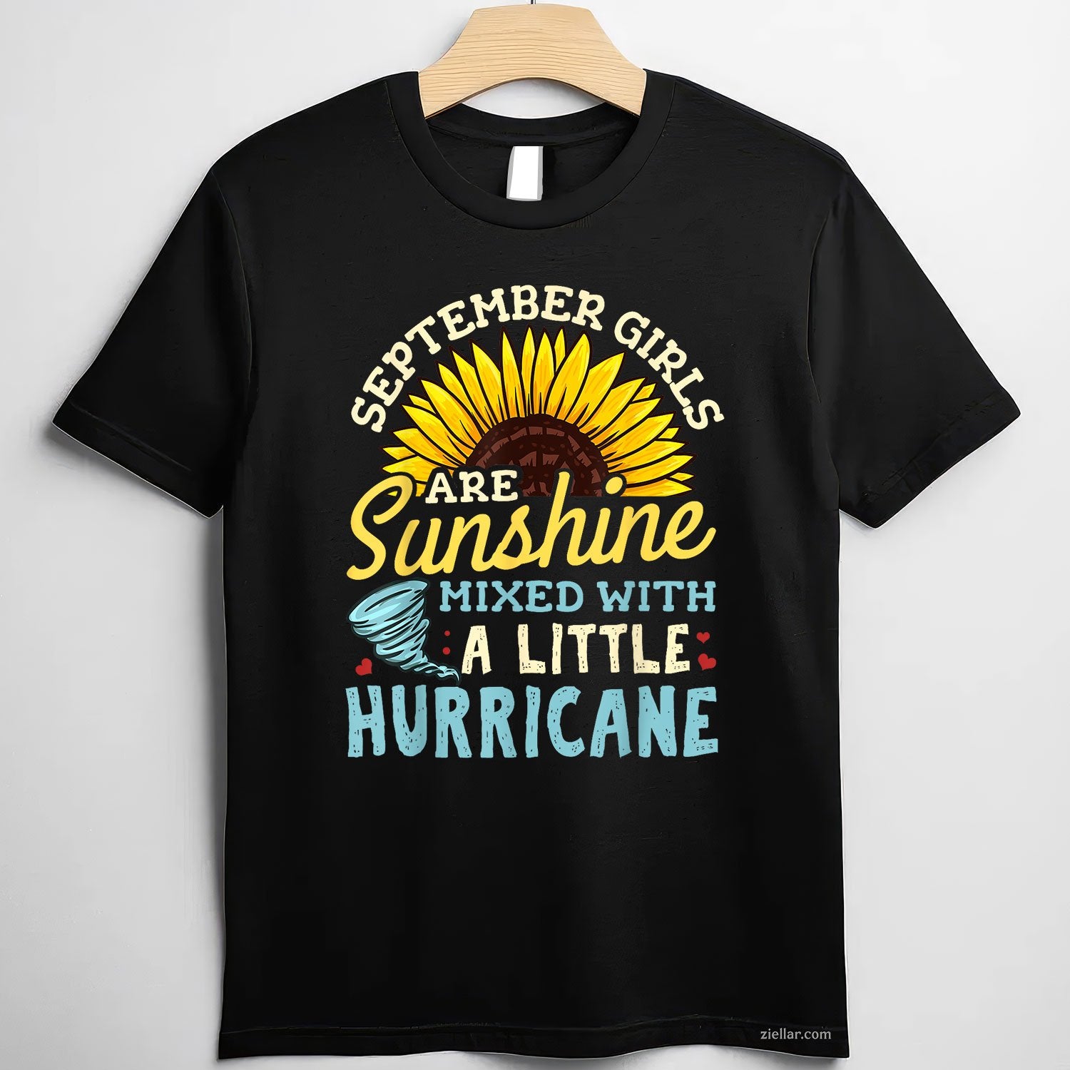 September Girl Birthday Tee and T-Shirt, Fun Gift T-Shirt for Women Adults Born in September