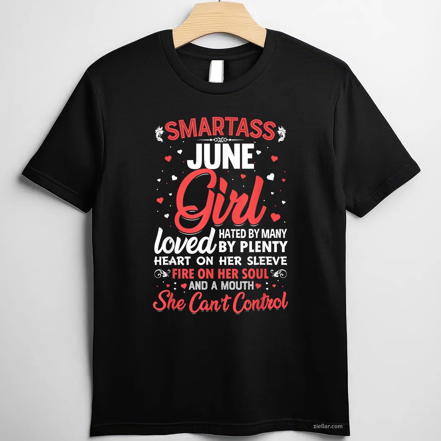 Smartass June Girl For Women Tee And TShirt