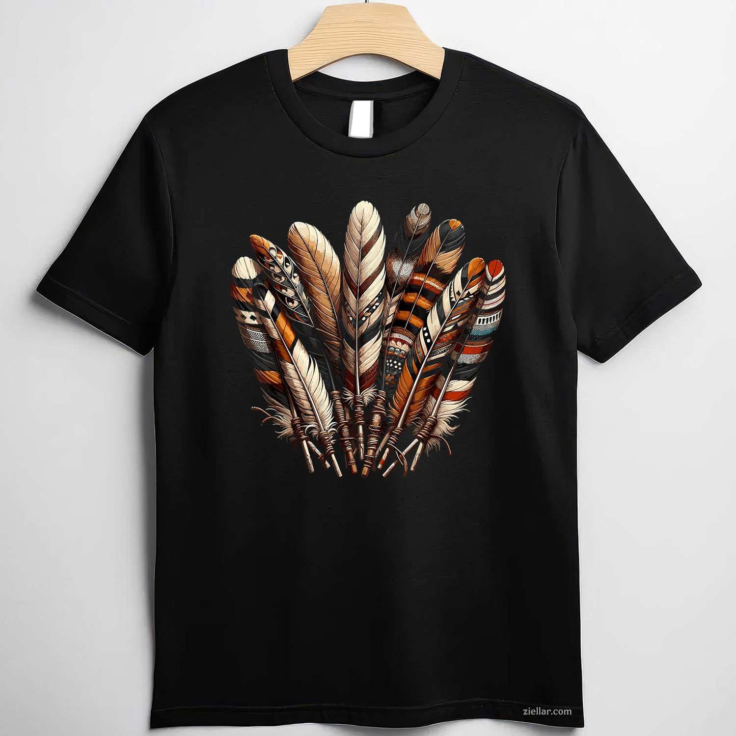 Southwest Native American Indian Feather T-Shirt And Tee For Adults