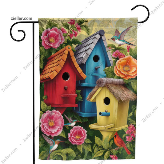 Spring Summer Yard Flag 12x18 Inch Double Sided Farmhouse Outdoor Decoration