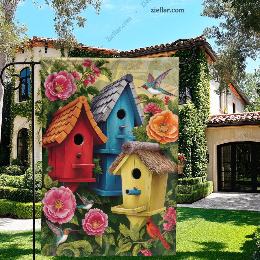 Spring Summer Yard Flag 12x18 Inch Double Sided Farmhouse Outdoor Decoration