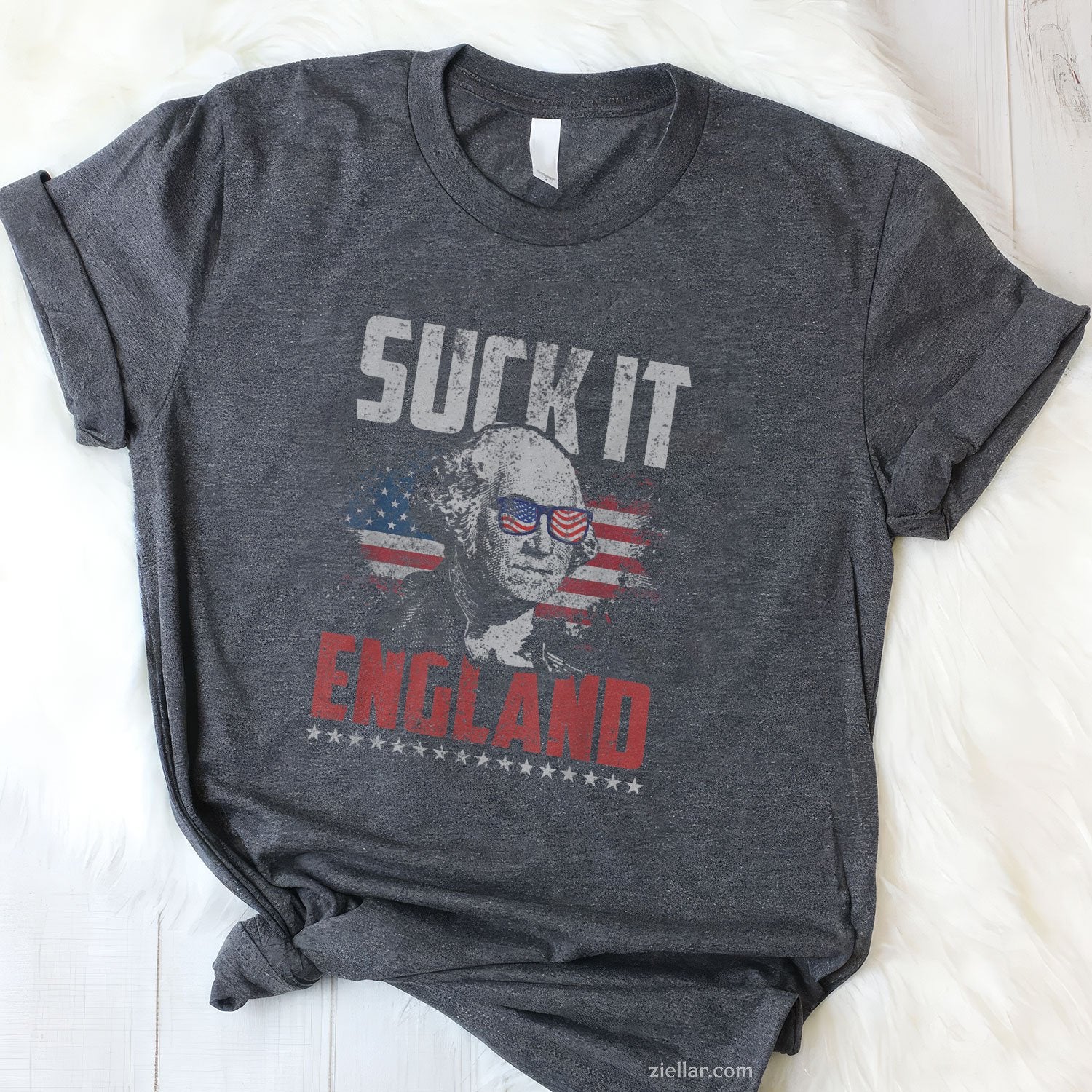 Suck It England George Washington 4th of July