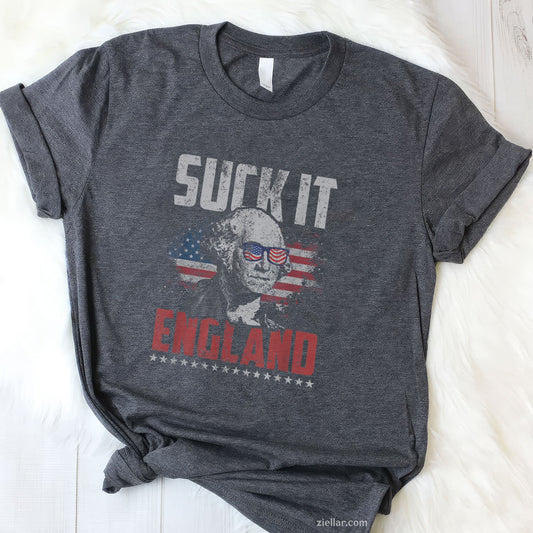 Suck It England George Washington 4th of July