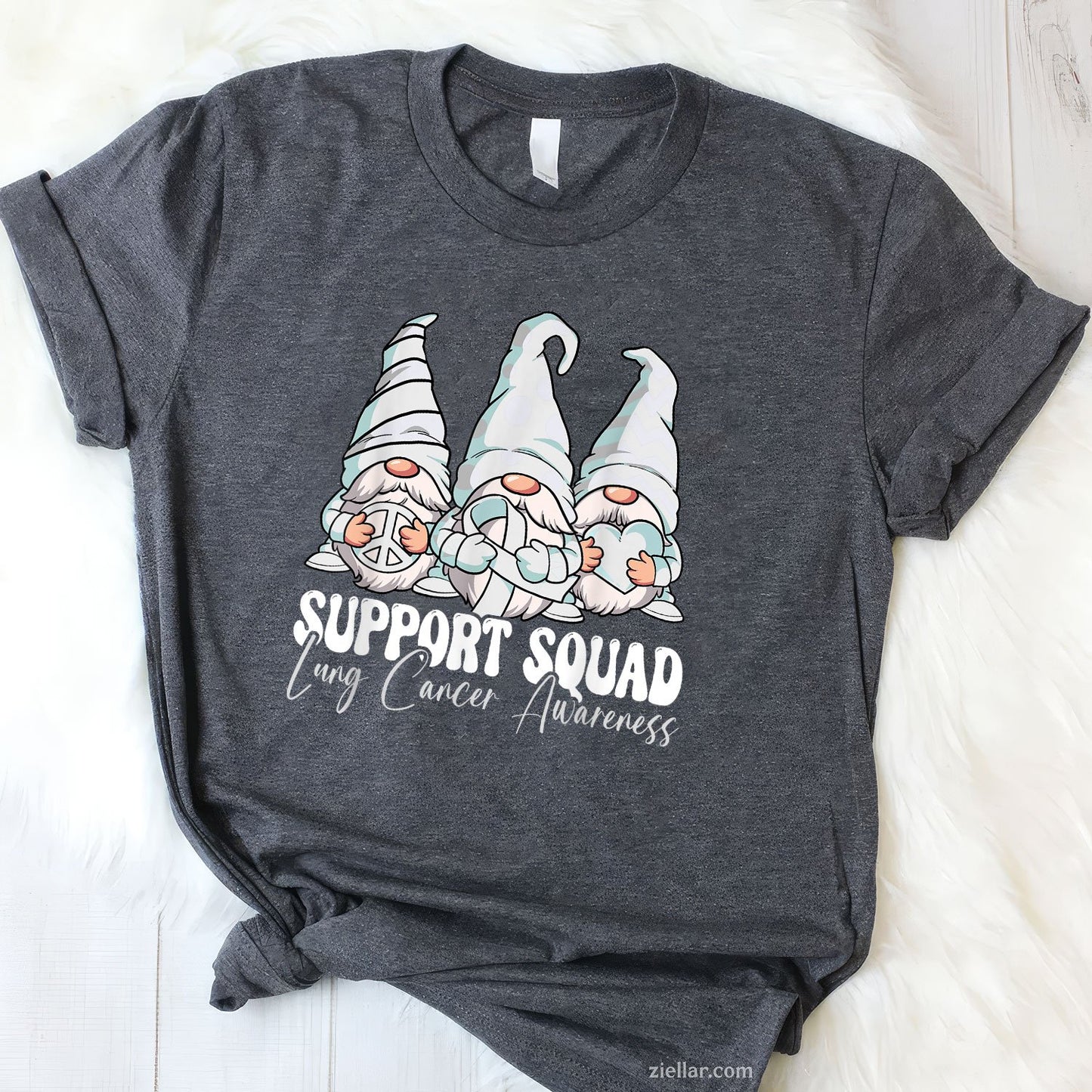 Support Squad Lung Cancer Awareness Month T-Shirt