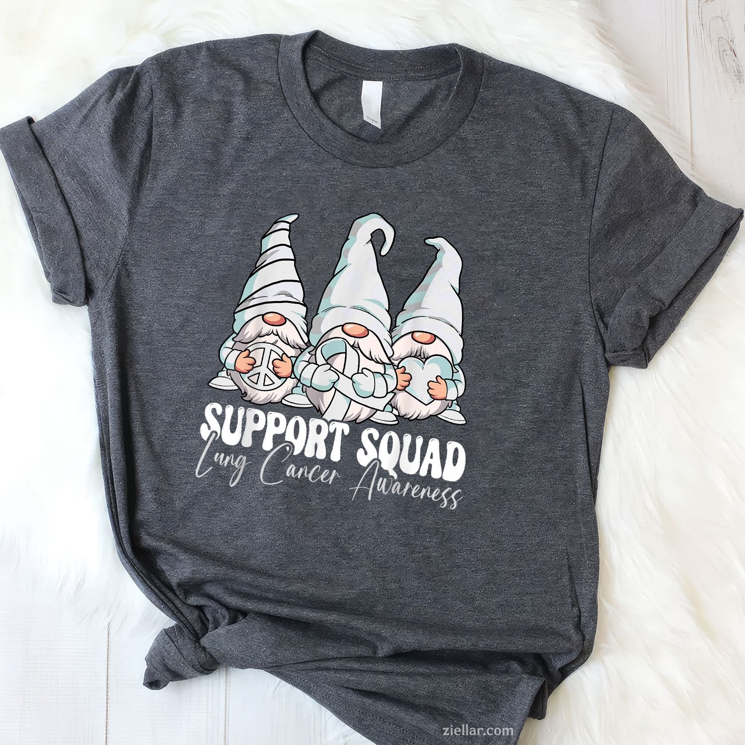 Support Squad Lung Cancer Awareness Month T-Shirt