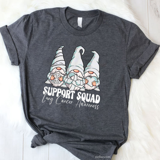 Support Squad Lung Cancer Awareness Month T-Shirt