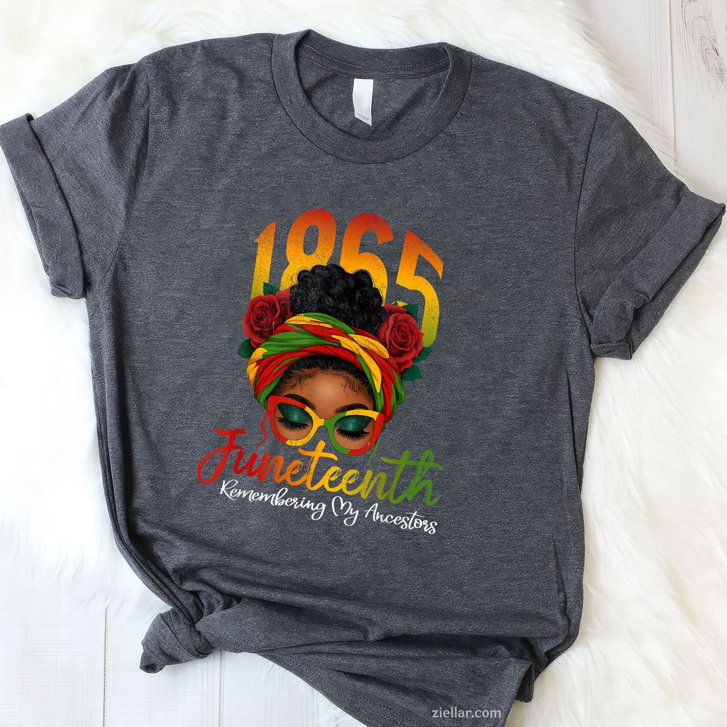 TShirt My Ancestors Women Remembering Juneteenth Black
