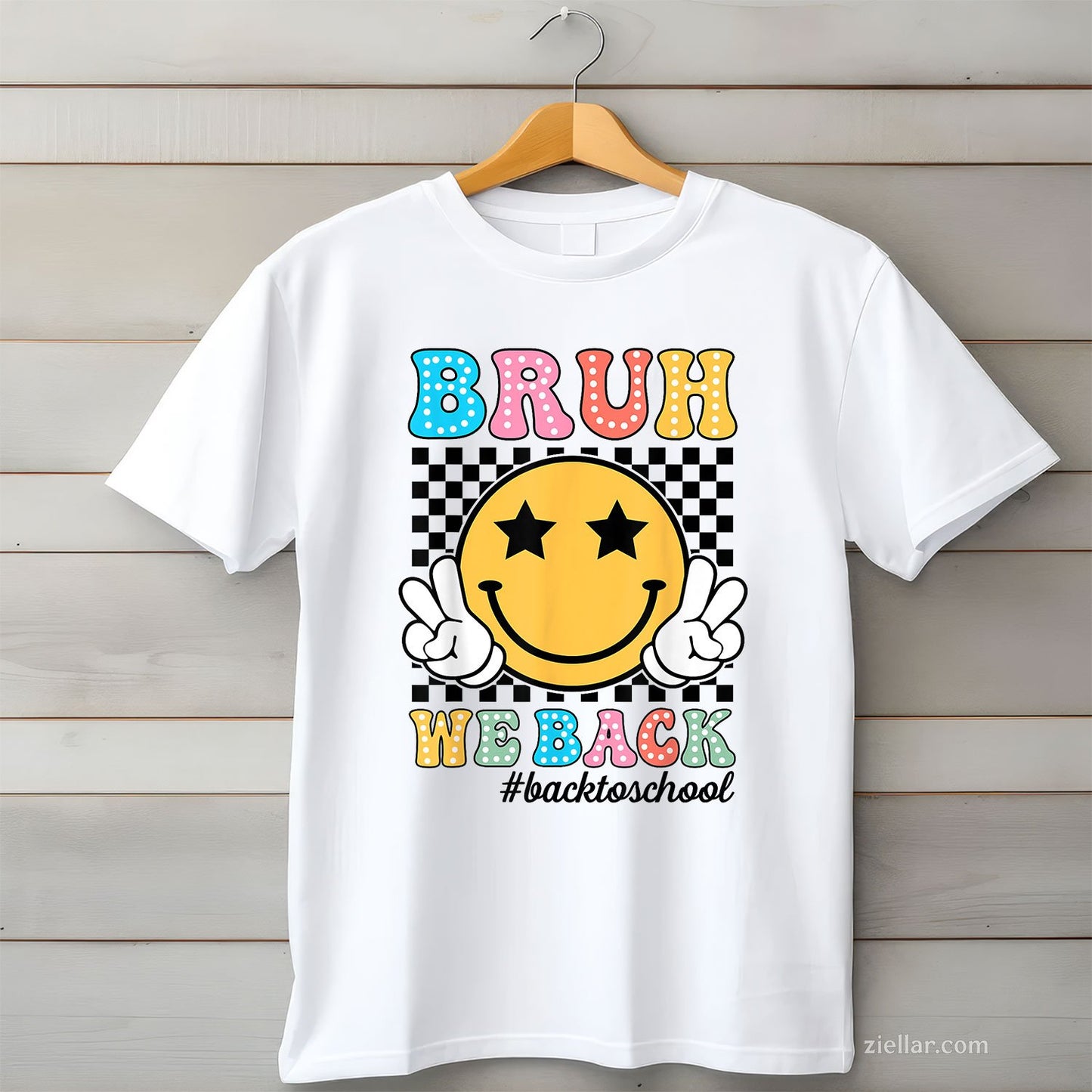 Teachers Bruh We Back Tee and T-Shirt, Retro Back to School T-Shirt for Men and Women Adults