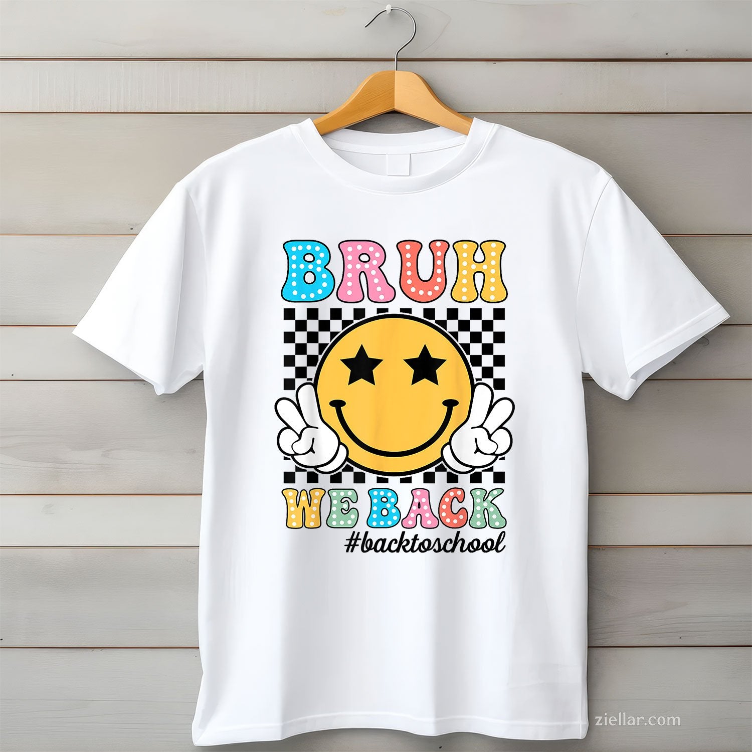 Teachers Bruh We Back Tee and T-Shirt, Retro Back to School T-Shirt for Men and Women Adults