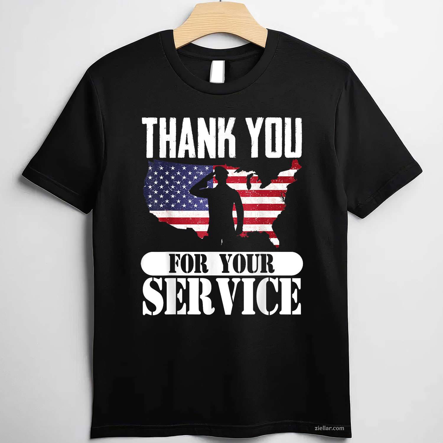 Thank You For Your Service Patriotic Veterans Day T-Shirt And Tee For Adults