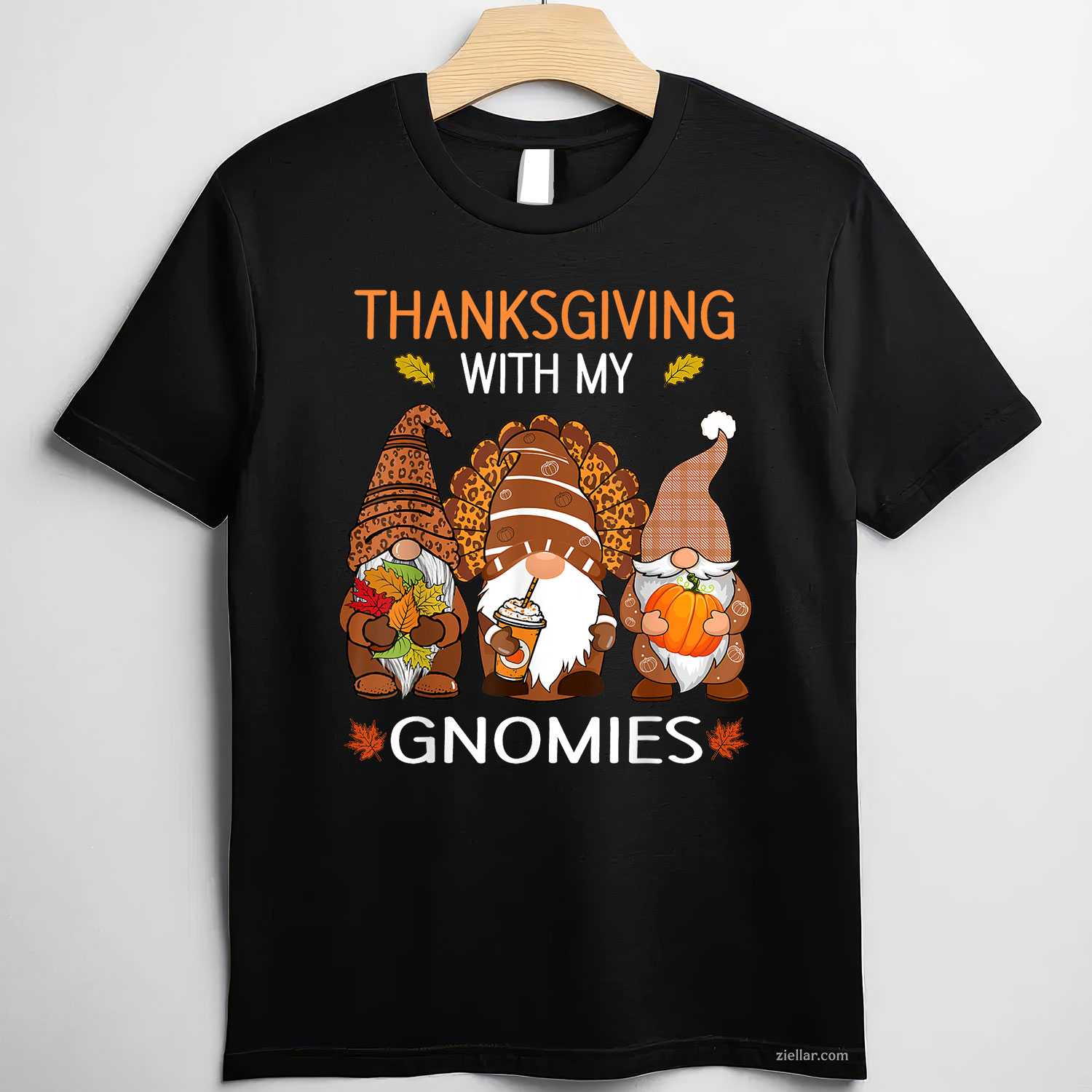 Thanksgiving Women Gnome Fall Leopard Turkey Men Girls Premium T-Shirt And Tee