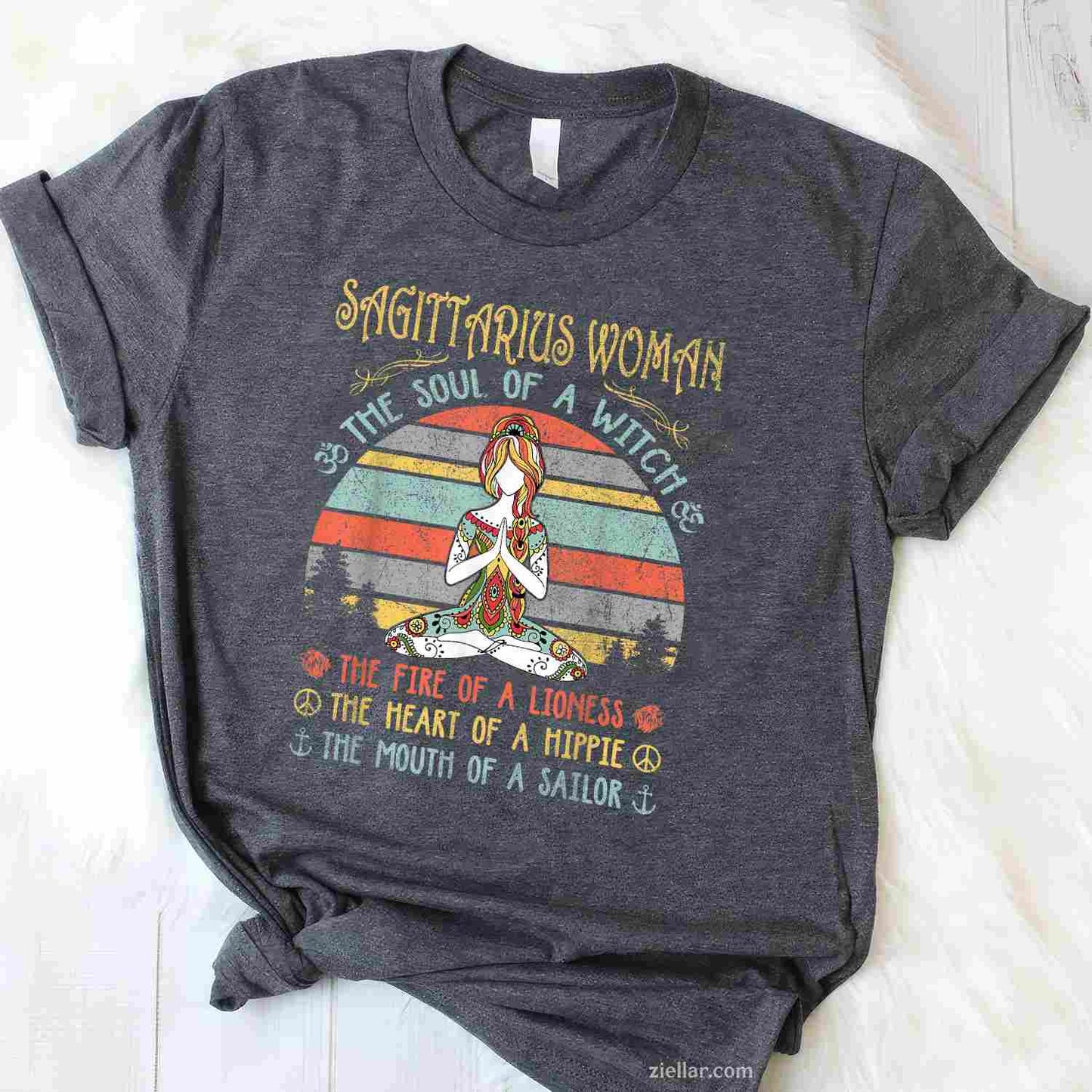 The Soul Of A Witch Vintage Birthday T-Shirt_ Retro Style Birthday Gift Tee For Men And Women