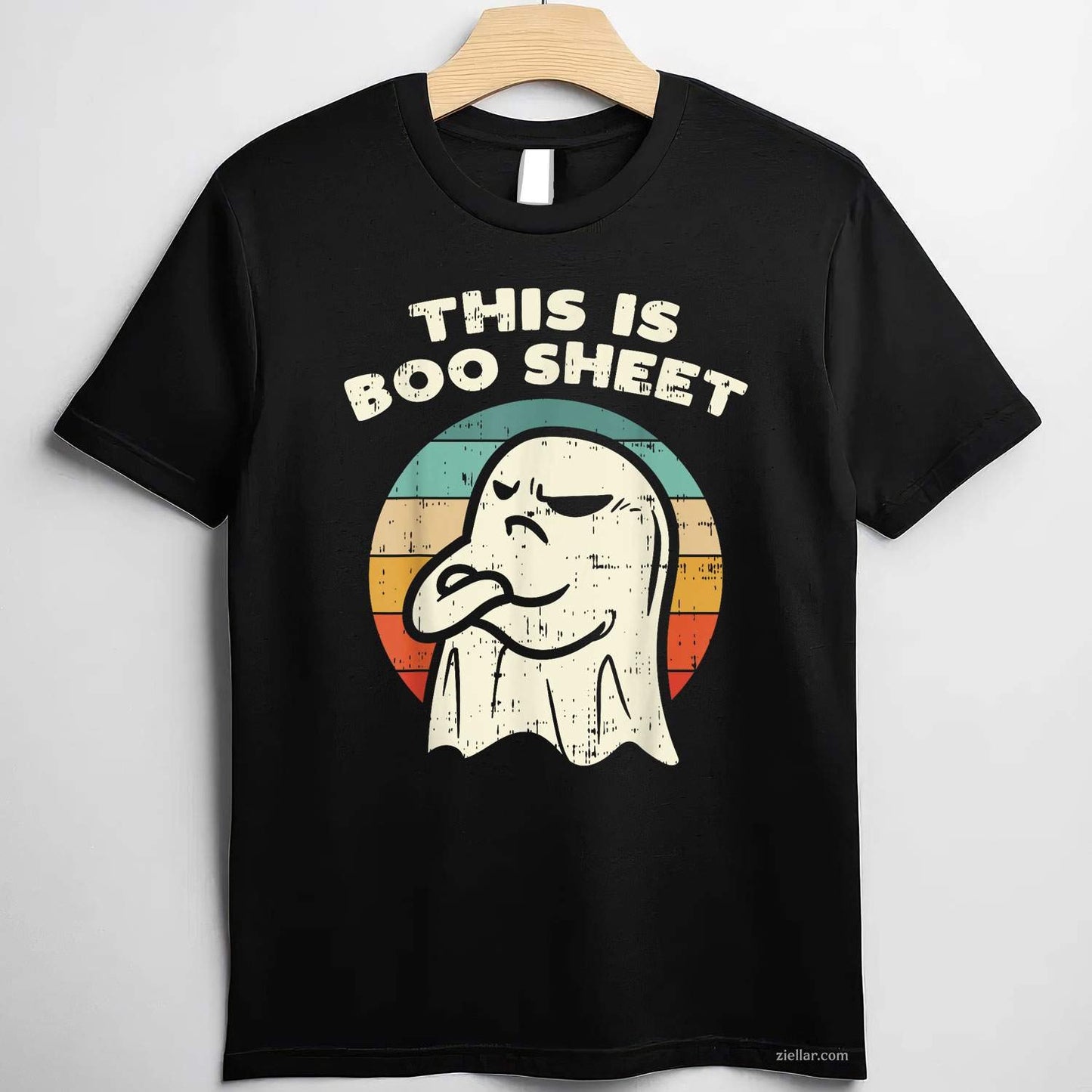 This Is Boo Sheet Ghost Retro Halloween Costume Men Women Tee, Halloween T-Shirt for Men Women Adults Unisex, Classic Fit Unisex Design, Everyday Wear Essential