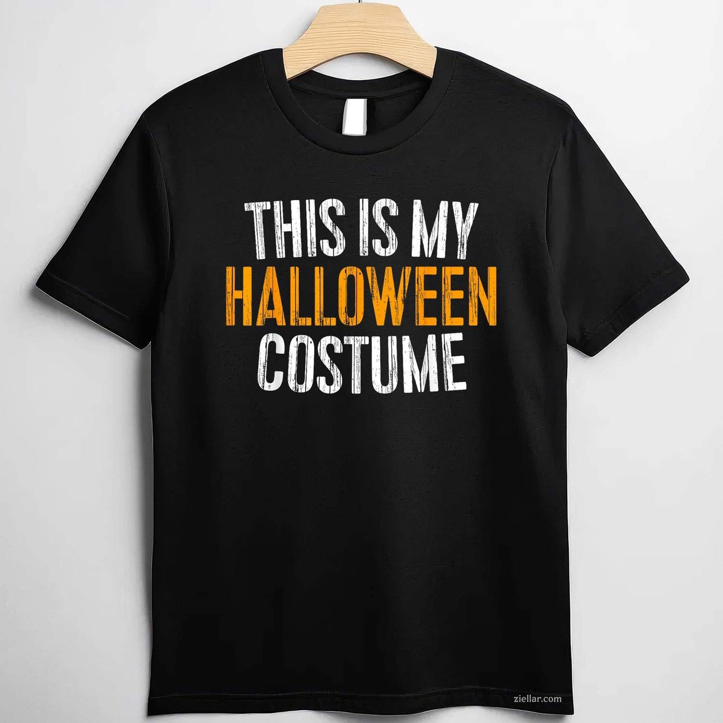 This Is My Halloween Costume Tee, Halloween T-Shirt for Men Women Adults Unisex, Vintage Retro Graphic, Funny Novelty Gift