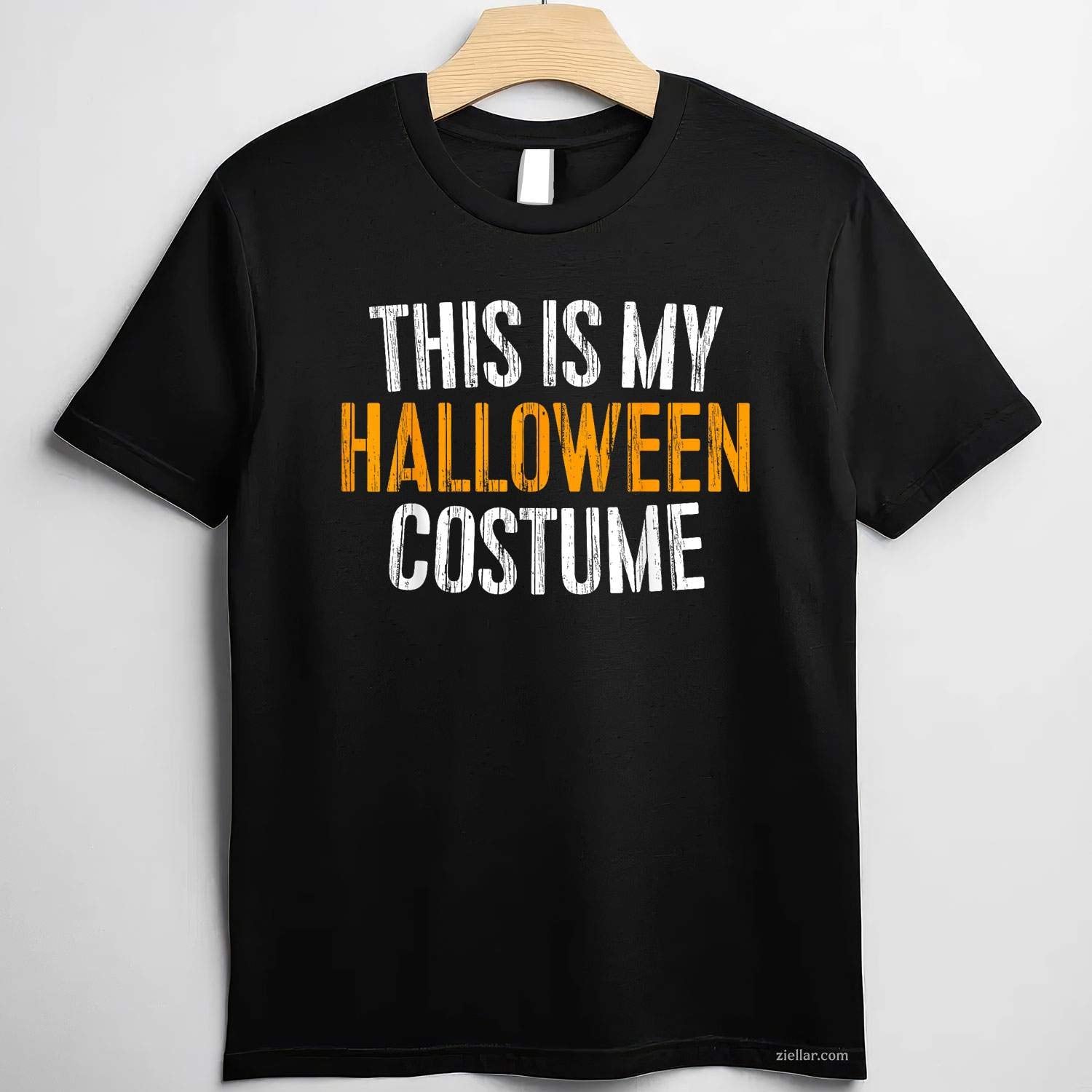 This Is My Halloween Costume Tee, Halloween T-Shirt for Men Women Adults Unisex, Vintage Retro Graphic, Funny Novelty Gift