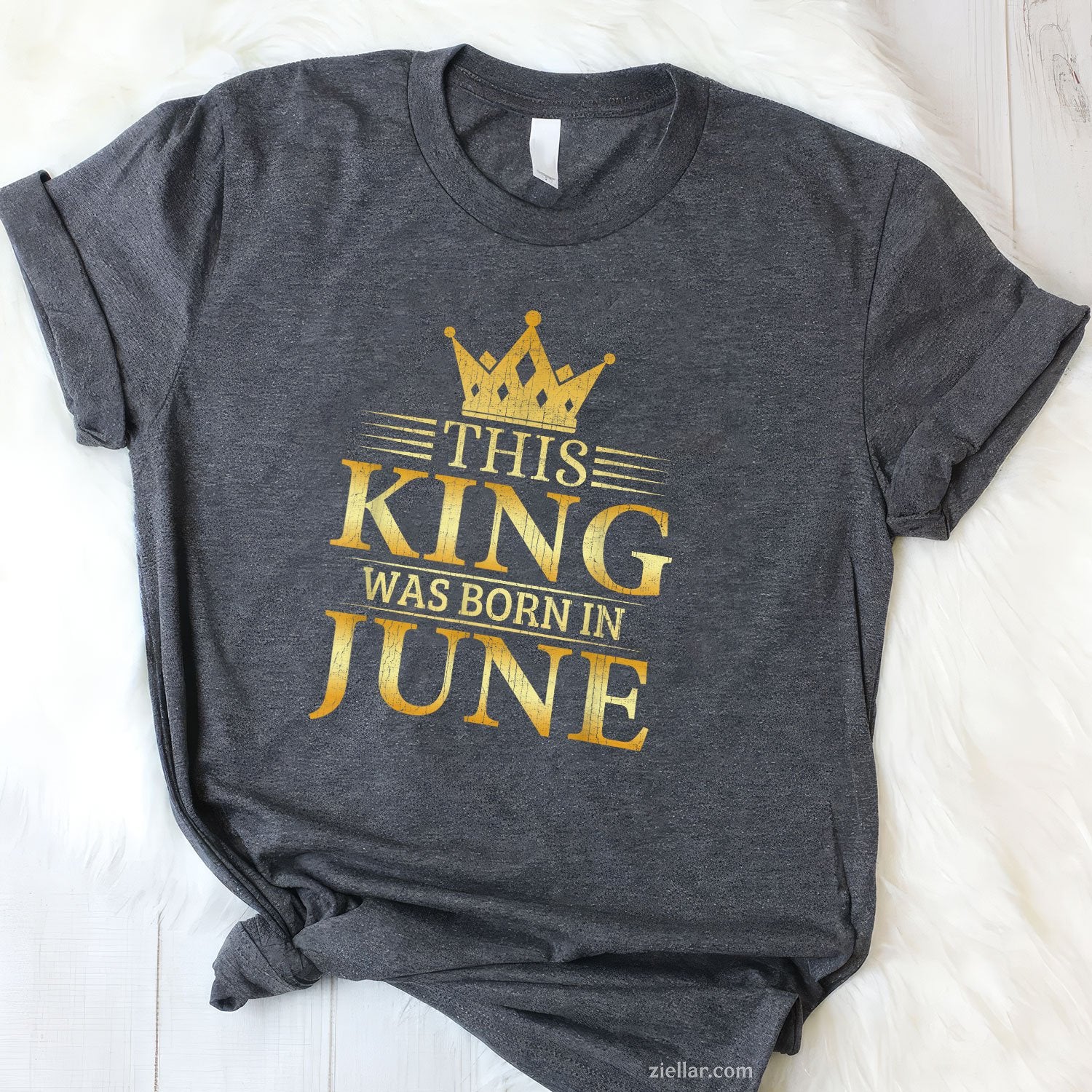 This King Was Born In June Boys Birthday Celebration
