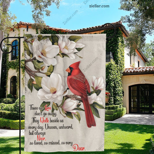 Those We Love Cardinal Memorial Garden Flag 12x18 Inch Red Bird Yard Decor