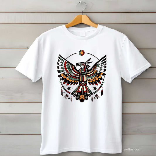 Thunderbird Native American Tribal Art, A Premium T-Shirt And Tee For Adults