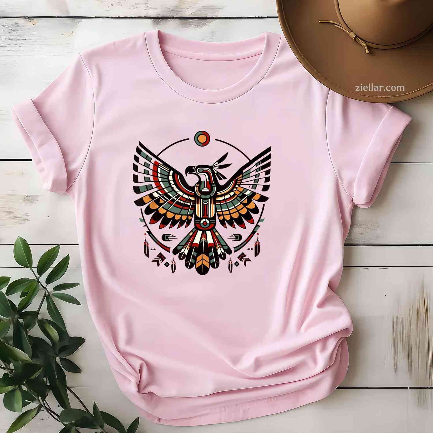 Thunderbird Native American Tribal Art, A Premium T-Shirt And Tee For Adults
