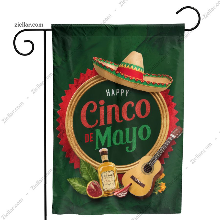 Traditional and Elegant Cinco de Mayo Poster Perfect for Fiesta Decorations