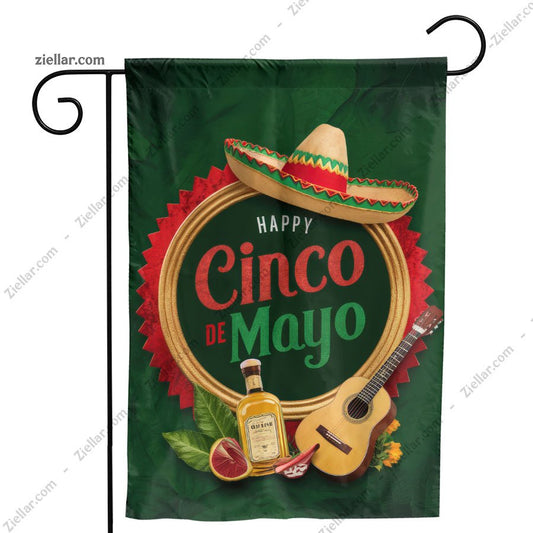 Traditional and Elegant Cinco de Mayo Poster Perfect for Fiesta Decorations