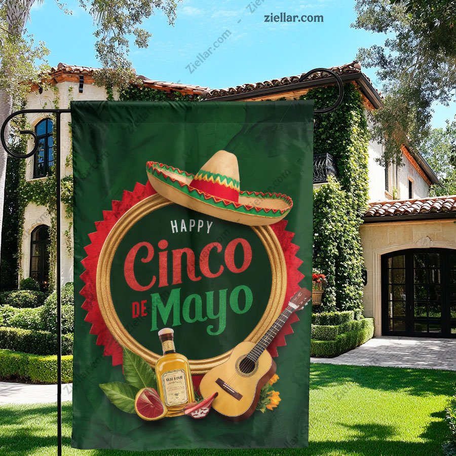 Traditional and Elegant Cinco de Mayo Poster Perfect for Fiesta Decorations