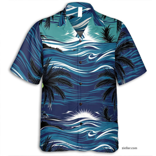 Tropical Sunset Beach Scene Hawaiian Shirts for Men and Women Summer – Must-Have Shirt for Your Holiday