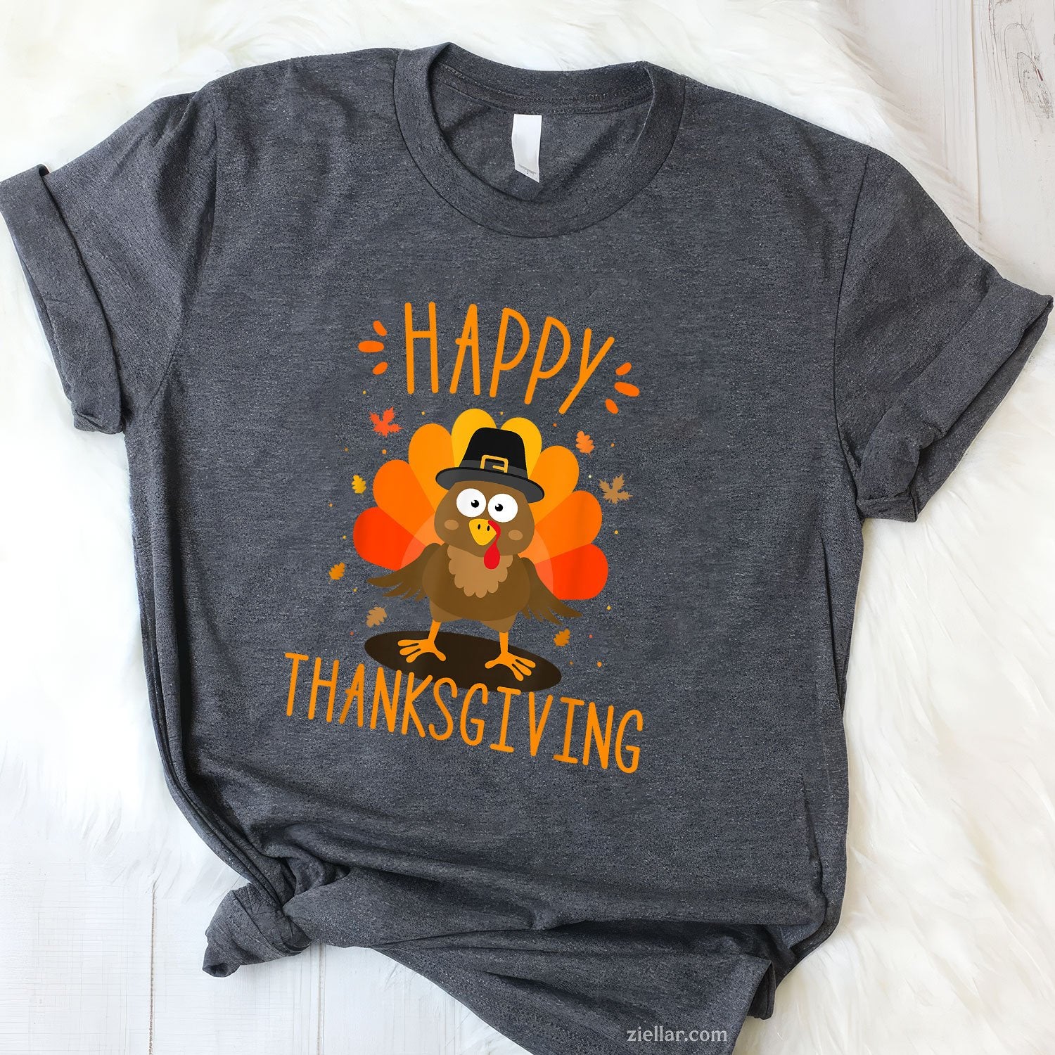 Turkey Day Family Dinner Tee and T-Shirt, Happy Thanksgiving T-Shirt Gift for Adults