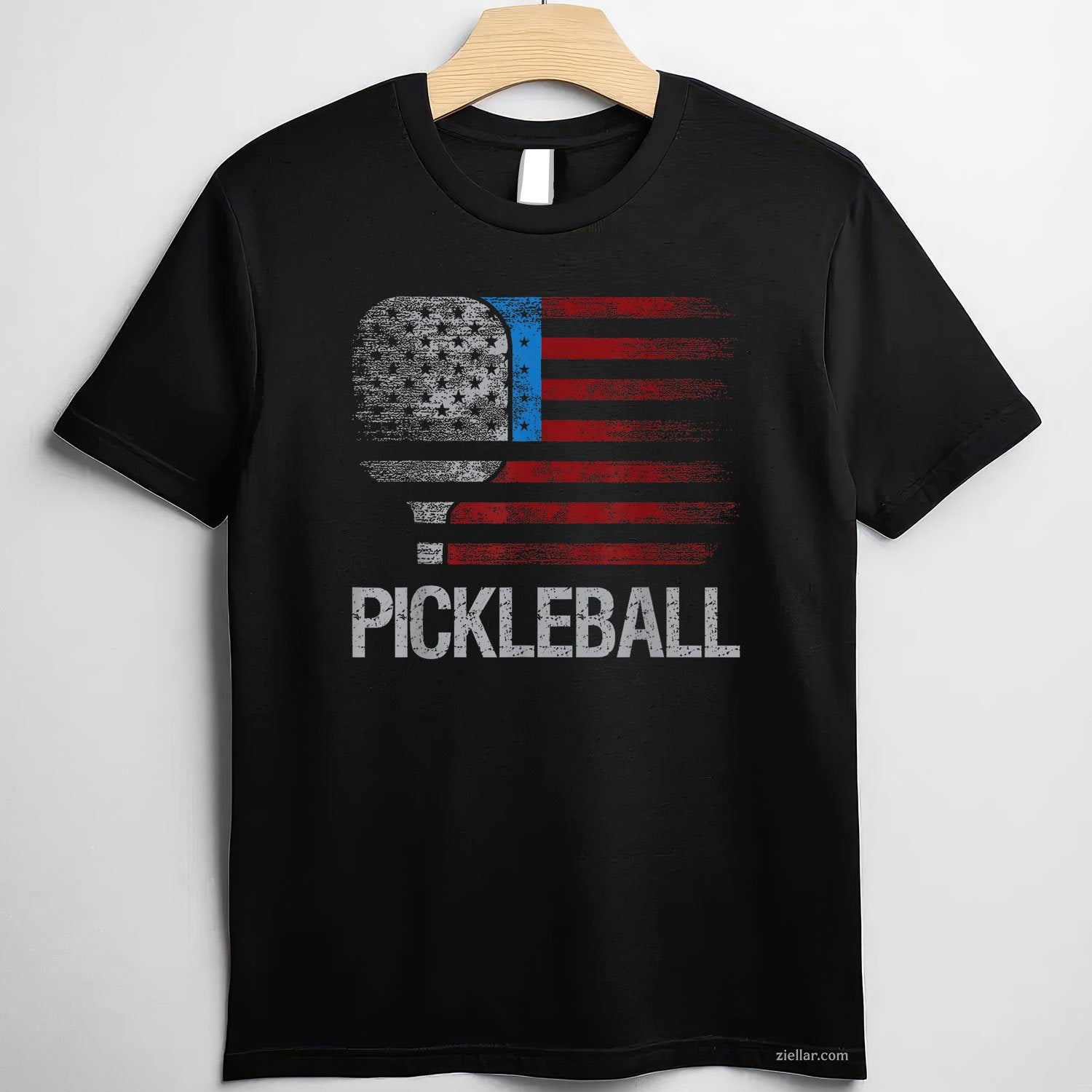 US Flag Pickleball Player