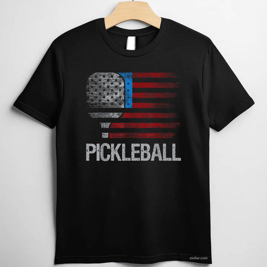 US Flag Pickleball Player