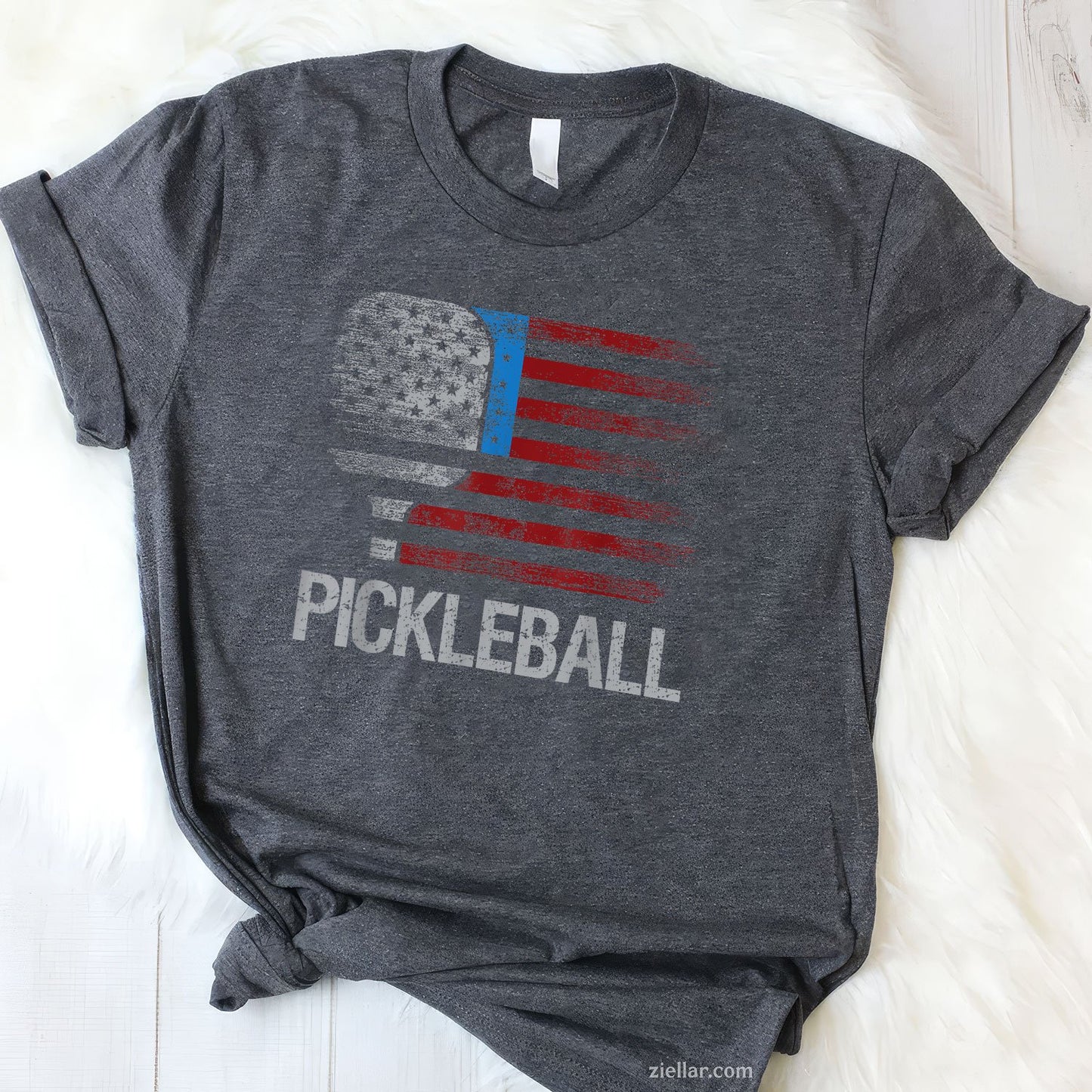 US Flag Pickleball Player