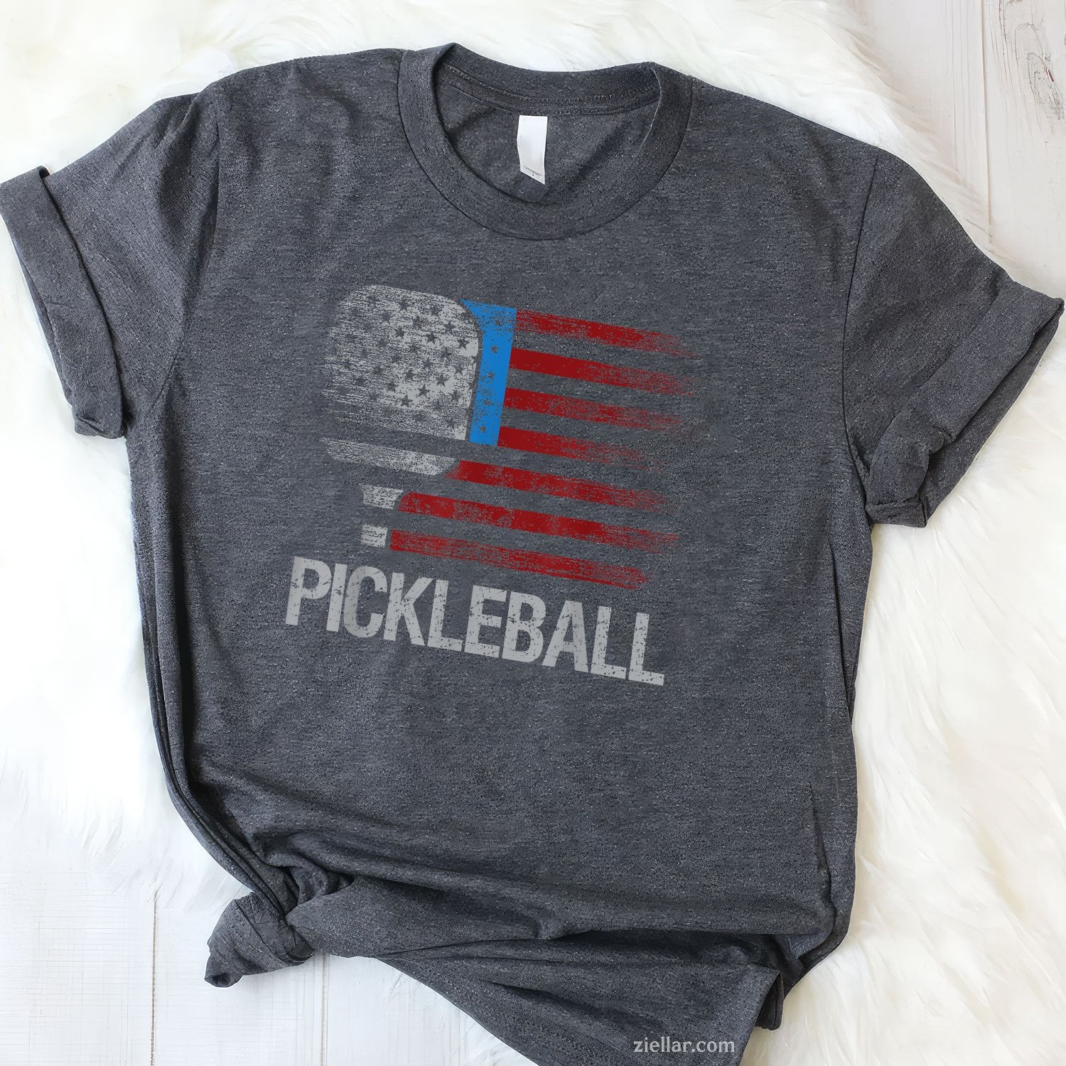 US Flag Pickleball Player